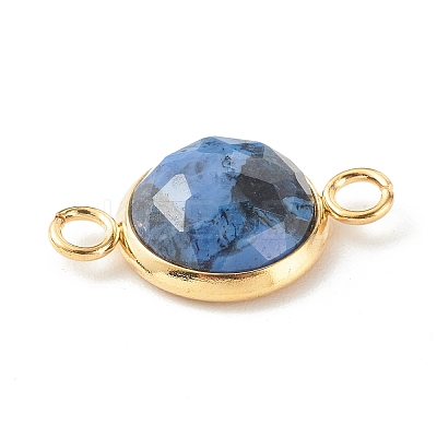 Natural Mixed Gemstone Links Connectors X-PALLOY-JF00755-1