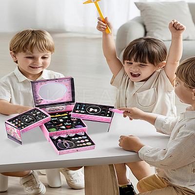 Children's DIY Treasure Jewelry Box AJEW-YWC0001-08-1