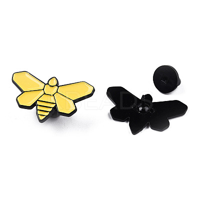 Moth Shape Enamel Pin JEWB-N007-257-1