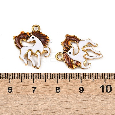 304 Stainless Steel Enamel Pendants STAS-Z140-02G-01-1