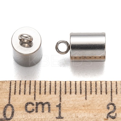Tarnish Resistant 304 Stainless Steel Cord Ends X-STAS-M242-03-1