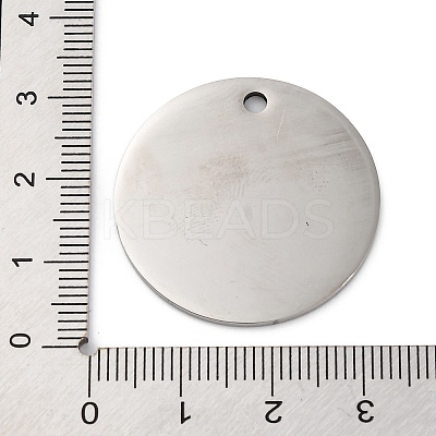 Anti-Tarnish 201 Stainless Steel Pendants STAS-R002-01P-01-1