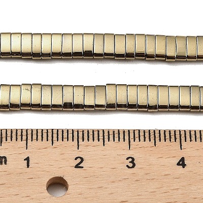 Electroplated Non-magnetic Synthetic Hematite Beads Strands G-G089-A02-03-1