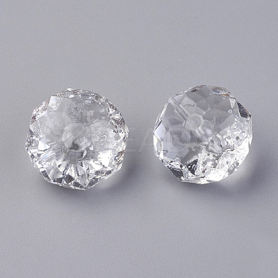 Transparent Acrylic Beads TACR-T001-25-1