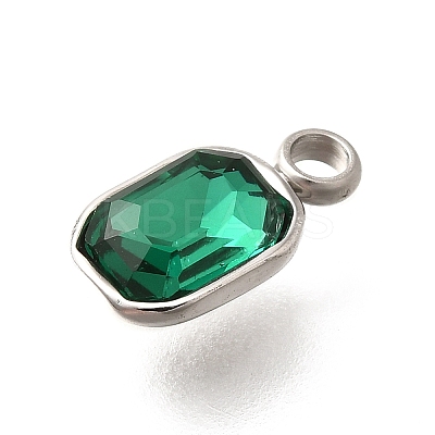 304 Stainless Steel Pendants STAS-Q346-03P-08-1
