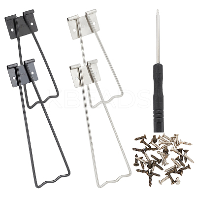 Iron Photo Frame Bracket & Screws Findings IFIN-GF0001-10-1