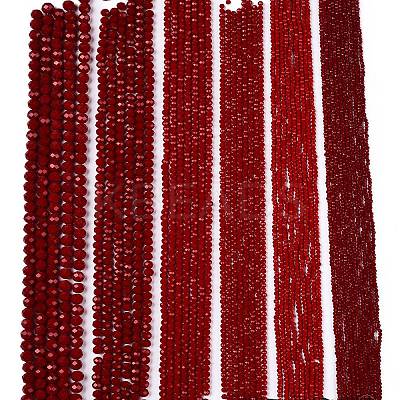 Opaque Solid Color Imitation Jade Glass Beads Strands EGLA-A044-P2mm-D02-1