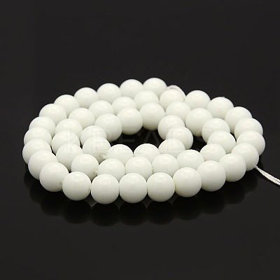 Round Glass Beads Strands GLAA-A025-8mm-03-1