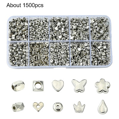 10 Styles CCB Plastic Beads CCB-YW0001-47A-1