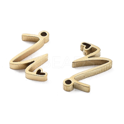 304 Stainless Steel Charms STAS-M327-02G-U-1