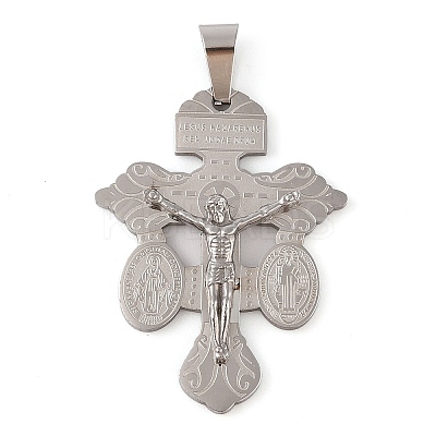 Non-Tarnish 304 Stainless Steel Pendants STAS-C103-02P-02-1