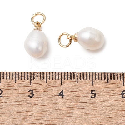 Natural Cultured Freshwater Pearl Pendants PALLOY-JF05225-01-1