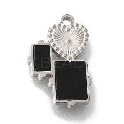 304 Stainless Steel Manual Polishing Charms STAS-M059-05P-01-1