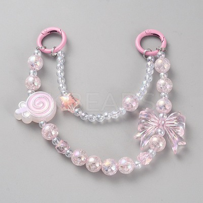 Lollipop Bowknot Acrylic Pendant Decorations DIY-WH20031-024C-1