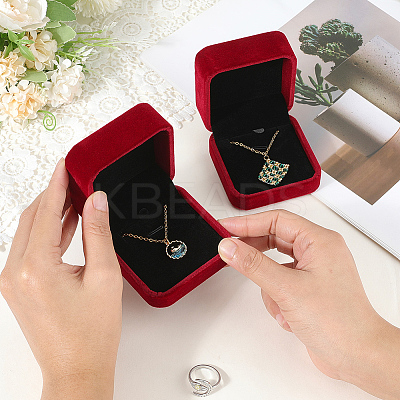Square Velvet Jewelry Boxes for Pendant CON-WH20013-03A-1