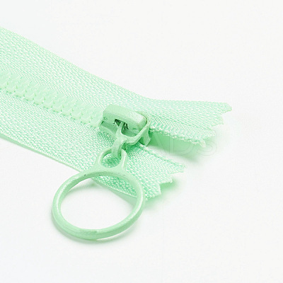 Resin Close End Zippers FIND-WH0052-44B-1