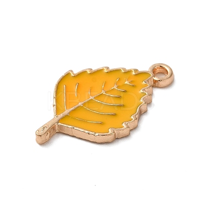 Thanksgiving Day Theme Alloy Enamel Pendants ENAM-M002-03G-06-1