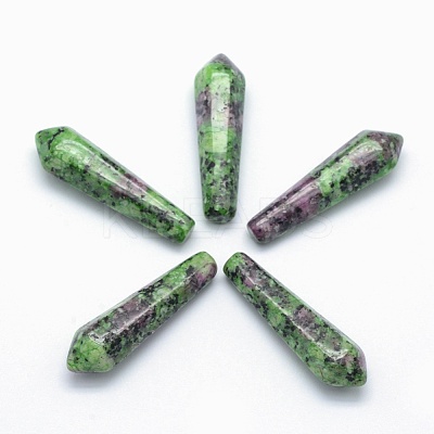 Natural Ruby in Zoisite Pointed Beads G-E490-C14-1