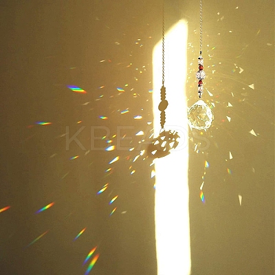 Glass Round Hanging Ornaments PW-WG403AA-01-1