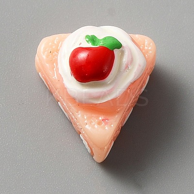 Opaque Resin Cabochons LS-RESI-WH0026-51C-1