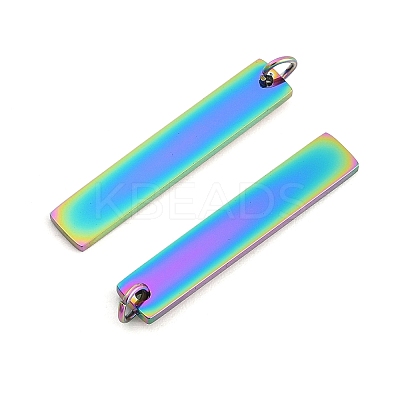 Ion Plating(IP) 304 Stainless Steel Pendants STAS-I311-14B-RC-1