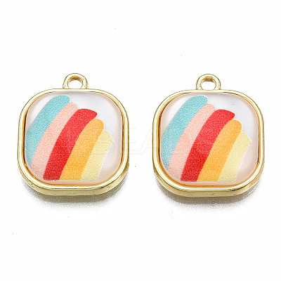 Resin Pendants PALLOY-N161-005-NR-1
