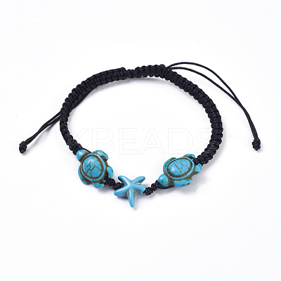 Nylon Thread Braided Bracelets X-BJEW-JB04344-1