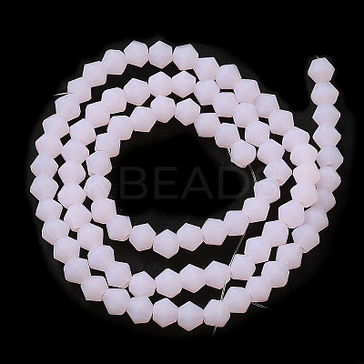 Imitation Jade Frosted Glass Bead Strands EGLA-A039-J2mm-MD02-1
