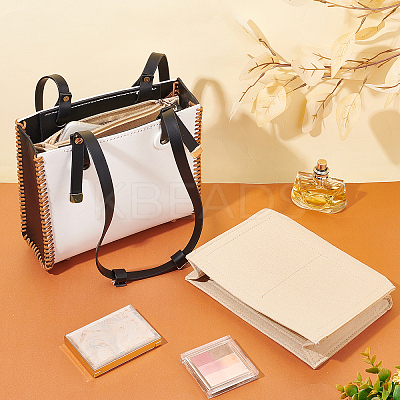2Pcs 2 Style Wool Felt Purse Organizer Insert FIND-WR0004-90-1