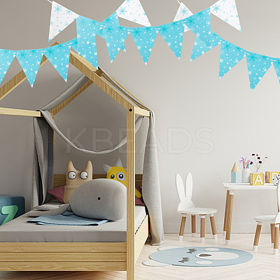 Paper Pennant Flags Banners FIND-WH0152-225-1
