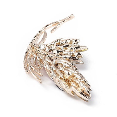 Rhinestone Butterfly Brooch Pin JEWB-P016-03LG-03-1