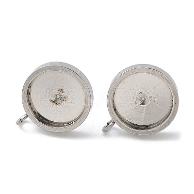 201 Stainless Steel Stud Earring STAS-C117-01A-P-1