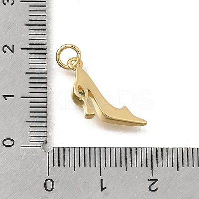 Brass Micro Pave Cubic Zirconia Pendants KK-D431-075B-03-1
