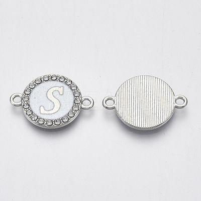 Alloy Enamel Links Connectors ENAM-TAC0003-01S-04S-1