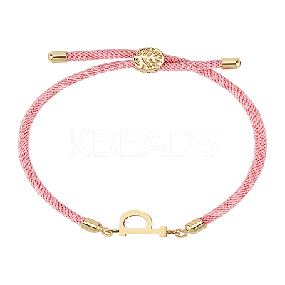 1Pc Adjustable Nylon Cord Slider Bracelets for Women BJEW-LP0001-32P-03-1