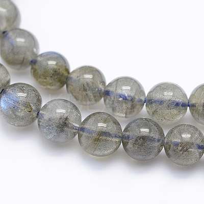Natural Labradorite Beads Strands G-P336-19-6mm-1