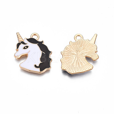 Alloy Enamel Pendants ENAM-S130-20A-1
