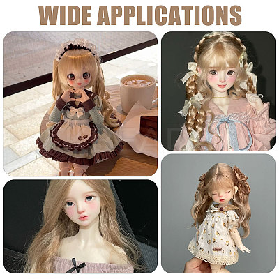 1Pc Chemical Fiber Wig Caps AJEW-CA0005-13B-1