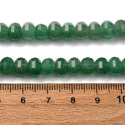 Natural Green Aventurine Beads Strands G-P587-D14-02-1