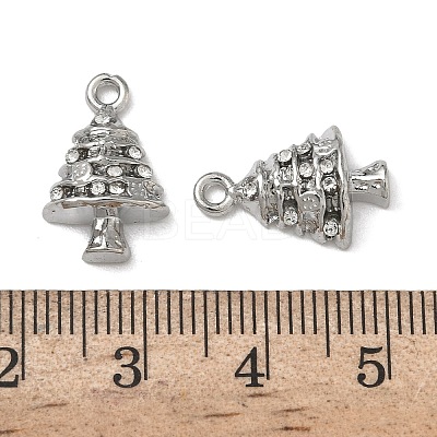 Christmas Alloy Crystal Rhinestone Pendants FIND-L026-01K-P-1