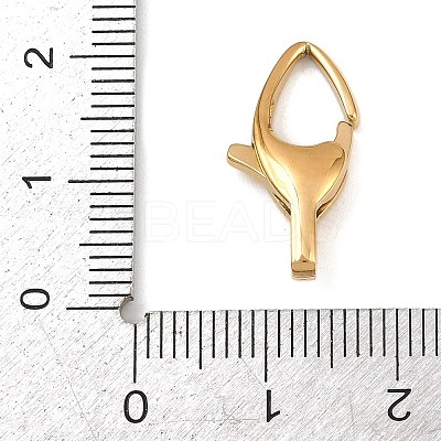 316 Stainless Steel Lobster Claw Clasps LS-STAS-C154-02C-G-1