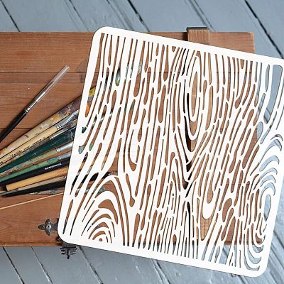 Plastic Reusable Drawing Painting Stencils Templates DIY-WH0172-233-1-1