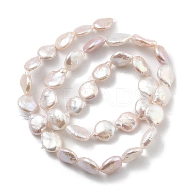 Natural Baroque Keshi Pearl Beads Strands PEAR-P064-18A-01A-1