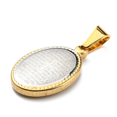 Non-Tarnish PVD Vacuum Plating 304 Stainless Steel Pendants STAS-P315-12A-P-1