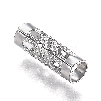 Tarnish Resistant 304 Stainless Steel Tube Beads STAS-I166-22P-1