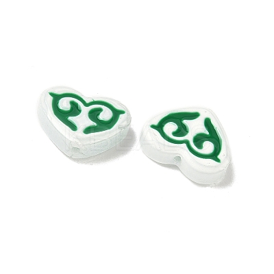 Dyed & Heated Baking Paint Glass Beads LAMP-D004-02C-1