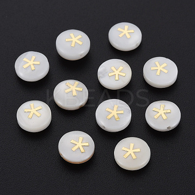 Natural Freshwater Shell Beads LS-SHEL-N003-22-09-1