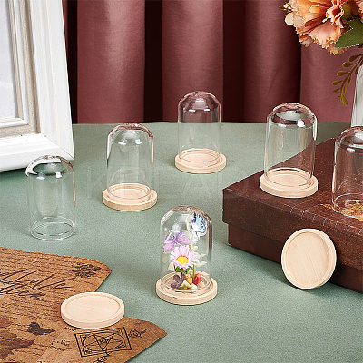 30Pcs Arch Glass Dome Cover AJEW-BC0008-85A-1