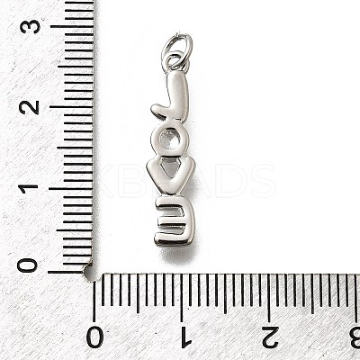 Brass Micro Pave Cubic Zirconia Charms KK-P295-48P-1