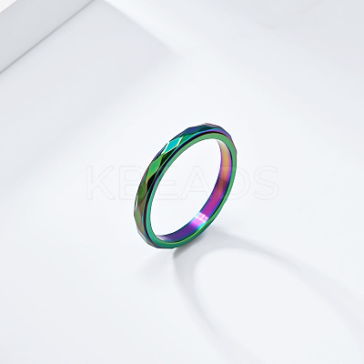 304 Stainless Steel Rotating Finger Rings FS-WGA316C-13-1